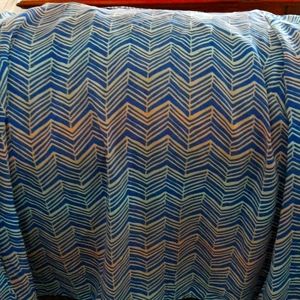 Multi-colored long sleeved blouse